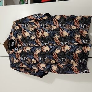 Mens Liquid Death, 2XL button down shirt